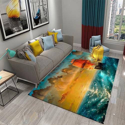 Teppich Wohnzimmer Weich rutschfest Teppich, Tepiche Moderne 40 X 60 cm Design Carpet Fürs Wohnzimmer, Kinderzimmer, Schlafzimmer Ölgemälde Segelboot Sonnenuntergang Meereslandschaft /4694048343691 Teppich Wohnzimmer Weich rutschfest Teppich, Tepiche Moderne 40 X 60 cm Design Carpet Fürs Wohnzimmer, Kinderzimmer, Schlafzimmer Ölgemälde Segelboot Sonnenuntergang Meereslandschaft /4694048343691 von Generic