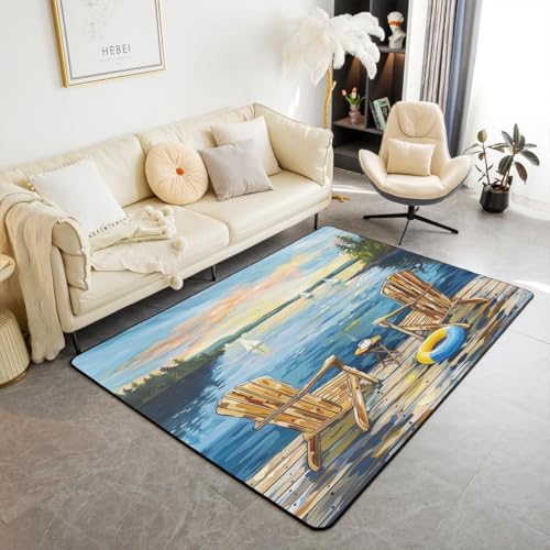 Teppich Wohnzimmer Weich rutschfest Teppich, Tepiche Moderne 60 X 90 cm Design Carpet Fürs Wohnzimmer, Kinderzimmer, Schlafzimmer Bauernhaus-Holzstuhl /661969726684 Teppich Wohnzimmer Weich rutschfest Teppich, Tepiche Moderne 60 X 90 cm Design Carpet Fürs Wohnzimmer, Kinderzimmer, Schlafzimmer Bauernhaus-Holzstuhl /661969726684 von Generic