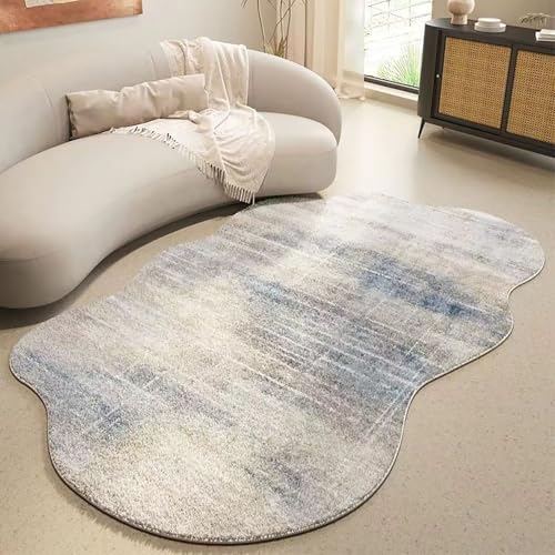 Teppiche Fürs Wohnzimmer, Flächenteppich Mit Unregelmäßiger Form, Fusselfreie Teppiche Fürs Schlafzimmer, Waschbare Teppiche von Generic