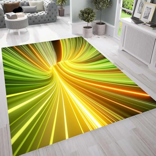 Teppiche Wohnzimmer Modern Teppiche Wohnzimmer Kurzflor Teppich Modern Design Rechteck Für Wohnzimmer Esszimmer Kinderzimmer Schlafzimmer Abstrakte Geometrische Texturstreifen 180 X 280-3762040395312 von Generic