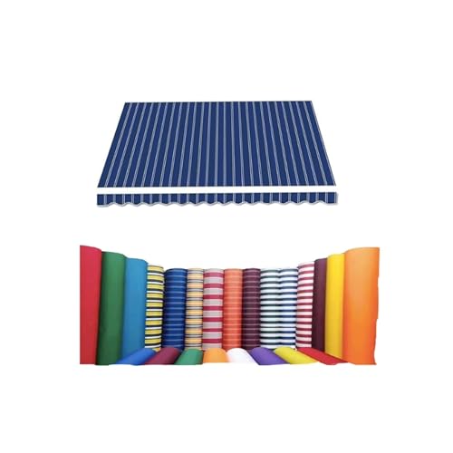 Terrassenmarkisenstoff-Ersatz,Strapazierfähiges Sonnenschutzdachtuch for den Außenbereich,für Tür, Fenster, Deck, Kaffee, Sonnenschutzfenstermarkise im Freien(10x8ft(3 * 2.4m)) von Generic