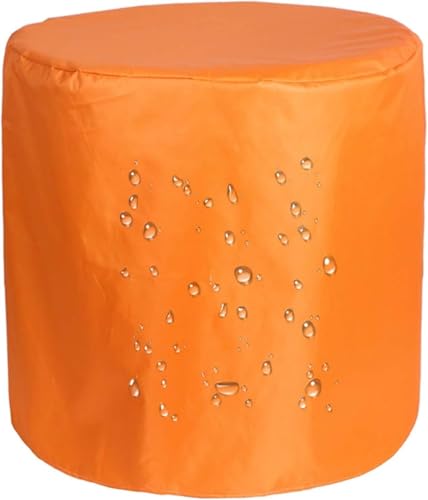 Terrassenmöbelabdeckungen Wasserdicht Rund 80x81cm, Strapazierfähige Gartenmöbelabdeckungen Wasserdicht, Außenabdeckung Runder Tisch, Wetterfeste Schutzabdeckungen, I, 380x90cm von Generic