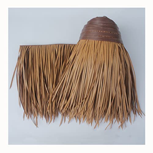 Thatch Dach Rollen Künstliche Stroh Künstliche Kunststoff Stroh Fliesen Pavillon Holzhaus Bauernhaus Dachdekoration Gefälschte Stroh Synthetische Fell Gras Dach(Yellow e,0.5x6m/1.64X19.7ft) von Generic