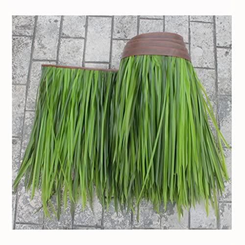 Thatch Panel Runner Roll Synthetisches Mexikanisches Strohdach Thatch Palm Thatch Rolls Tiki Bar Gras For Roof Dekorative Thatch Farmhouse Plastic Thatch(Yellow c,0.5x15m/1.64X49.2ft) von Generic