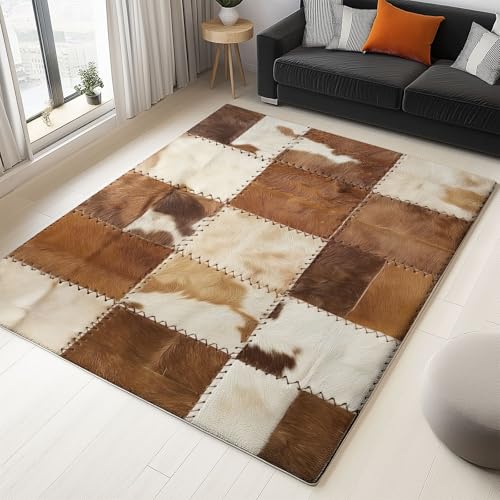 Teppich Carpet Dunkelgelb Design ideal Patchwork- Patchwork-Teppich Wohnzimmer Esszimmer und Außenbereich In- und Outdoor 160 x 230 cm von Generic