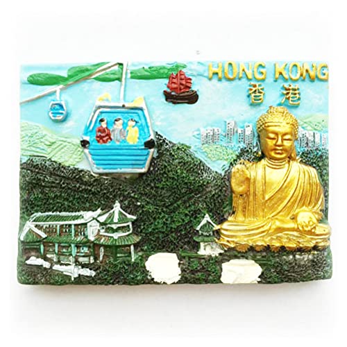 The Great Golden Buddha Hong Kong Magnet Küche Kühlschrank dekoriert Magnet von Generic