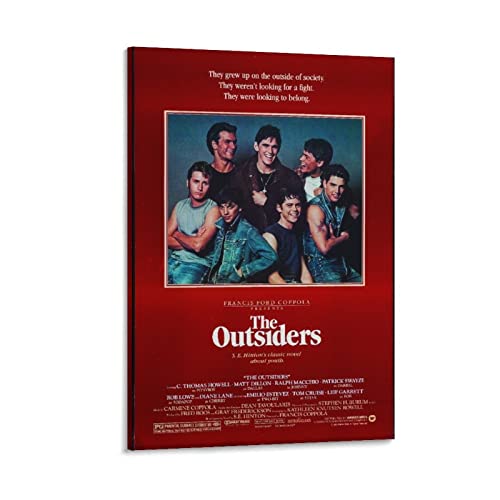 The Outsiders Poster, dekoratives Gemälde, Leinwand, Wandposter und Kunstbild, modernes Familien-Schlafzimmer, Dekoration, Poster, 20 x 30 cm von Generic