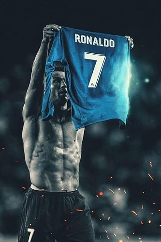 Theissen Store - Cristiano Ronaldo Poster, Matte, Ungerahmt, 43.2 cm x 27.9 cm, Für Heimbüro von Generic