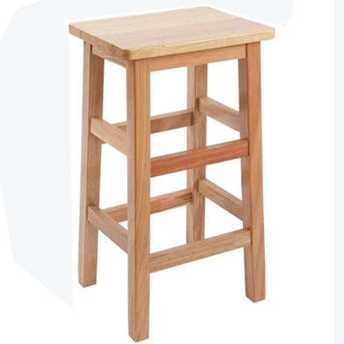 Thekenhöhe Hocker Holz Barstuhl Höhe 32 Zoll 24 Zoll Thekenhocker Mit Fußstütze Square Tall Barhocker Hohe Hocker Für Familientreffen Im Wohnzimmer Im Innenbereich, Natural Colors, 60cm/24in Thekenhöhe Hocker Holz Barstuhl Höhe 32 Zoll 24 Zoll Thekenhocker Mit Fußstütze Square Tall Barhocker Hohe Hocker Für Familientreffen Im Wohnzimmer Im Innenbereich, Natural Colors, 60cm/24in von Generic