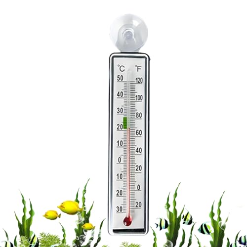 Thermometer für Aquarien | Temperatursensor für Haustierboxen | Stoßfestes Klebe-Thermometer für Aquarien Terrarium Gewächshaus Reptilienbox innen Thermometer für Aquarien | Temperatursensor für Haustierboxen | Stoßfestes Klebe-Thermometer für Aquarien Terrarium Gewächshaus Reptilienbox innen von Generic