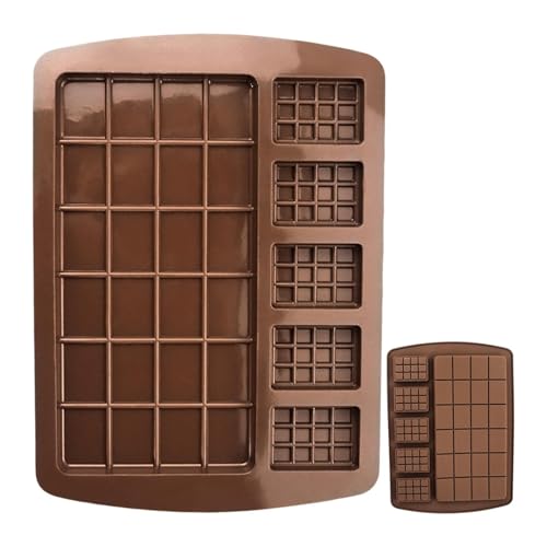 Tiefe Schokoladentafel-Form - Silikon-Schokoladentafel-Form, Silikon-Schokoriegel-Fondant-Eisformen | Antihaftbeschichtete Schokoladen-Pudding- -Eiswürfelform, zerbrechliche Schokoladenformen für Tiefe Schokoladentafel-Form - Silikon-Schokoladentafel-Form, Silikon-Schokoriegel-Fondant-Eisformen | Antihaftbeschichtete Schokoladen-Pudding- -Eiswürfelform, zerbrechliche Schokoladenformen für von Generic