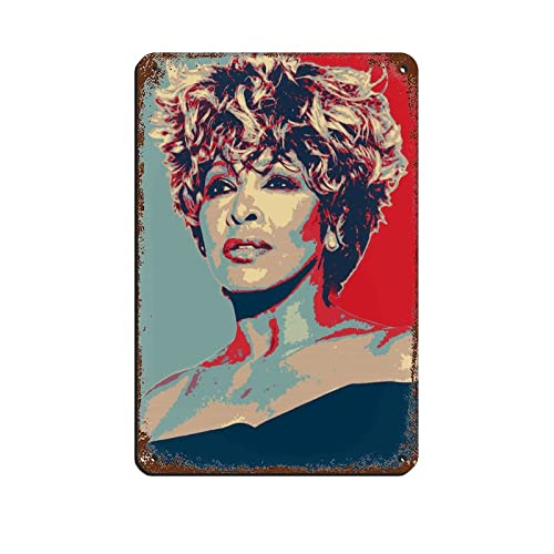 Tina Turner Art (4) Retro-Poster Metall-Blechschild Chic Art Retro Eisen Malerei Bar Menschen Höhle Cafe Familie Garage Poster Wanddekoration 20 x 30 cm von Generic