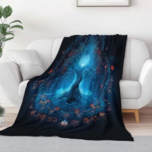 Tintenschwarz Bedruckte Kuscheldecke Für Kinder Jungen Mädchen Erwachsene, Ultraweicher Flauschiger Geometrisch Lebensbaum Symbole Fuzzy Flanell Decke Für Schlafsofa Couch 180 x 200 cm Tintenschwarz Bedruckte Kuscheldecke Für Kinder Jungen Mädchen Erwachsene, Ultraweicher Flauschiger Geometrisch Lebensbaum Symbole Fuzzy Flanell Decke Für Schlafsofa Couch 180 x 200 cm von Generic