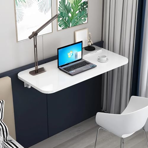 Tisch Klappbar Zur Wandmontage,Schwimmend Esstisch Laptoptisch,Multifunktionaler Klapptisch Platzsparender,FüR Arbeitszimmer Laptoptisch Esstisch,Weiß,120×40cm(47×16in) von Generic