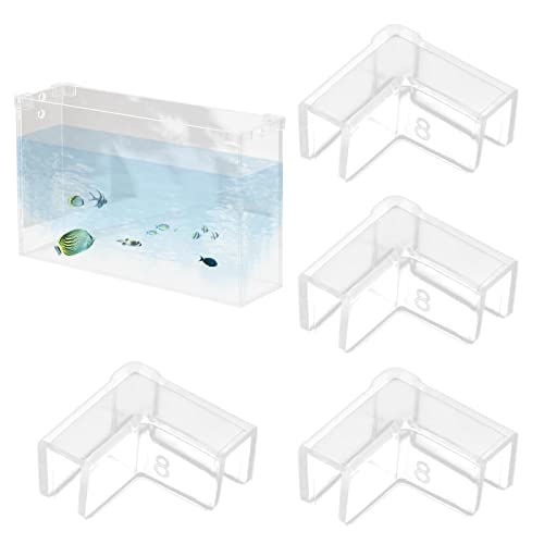 Tischeckenschutz für Babys | Klarer Eckenschutz für Aquarienecken | Packung mit 4 kindersicheren Eckenschutz für Möbel, Tisch, Aquarium, Kollisionsschutz und von Generic