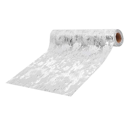Tischläufer aus Aluminiumgeflecht - Gerollte Tischdekoration, Event-Party, Bohemia Tischdecke | Metallic Tischläufer mit glitzernden Pailletten, Pailletten-Tischläufer Tischläufer aus Aluminiumgeflecht - Gerollte Tischdekoration, Event-Party, Bohemia Tischdecke | Metallic Tischläufer mit glitzernden Pailletten, Pailletten-Tischläufer von Generic