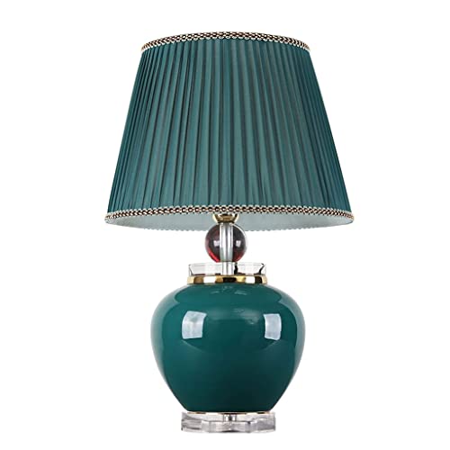 Tischlampen, E27 Nachttischlampen 2Er Set Mit Stofflampenschirm Glastischlamfür Schlafzimmer Wohnzimmer Schreibtischlampen Nachttischlampen Einfach Zu Montieren von Generic