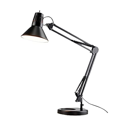 Tischlampen, Schreibtischlamaus Metall, Schreibtischlammit Schwenkarm, Verstellbarerenhals, Architekten-Arbeitszimmer-Tischlampe, Augenschonende Leselamfür Das Home Office, Einfach Zu Montieren/Schwar von Generic