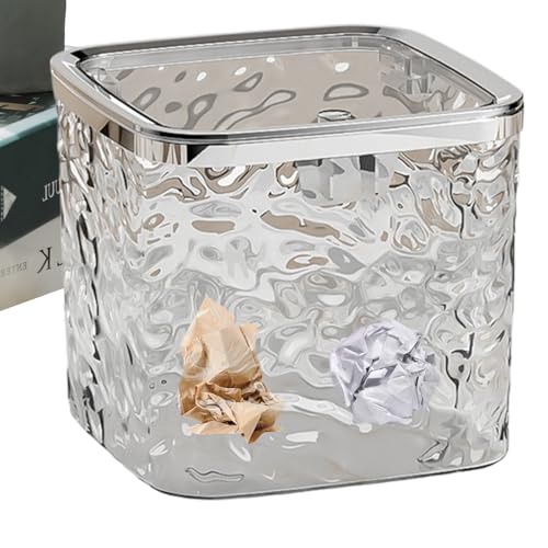 Tischmülleimer, Mülleimer, Pop-up-Papierkorb, freistehend, mit Pop-Up-Deckel, geruchshemmend, für die Entsorgung von Baumwolle Tischmülleimer, Mülleimer, Pop-up-Papierkorb, freistehend, mit Pop-Up-Deckel, geruchshemmend, für die Entsorgung von Baumwolle von Generic