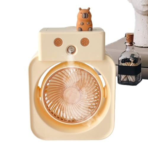 Tischventilator – Schreibtischventilator für Zimmer mit 3 Geschwindigkeiten | Luftbefeuchter Spray wiederaufladbar USB kompakt für Außen Küche Auto Bad Camping Tischventilator – Schreibtischventilator für Zimmer mit 3 Geschwindigkeiten | Luftbefeuchter Spray wiederaufladbar USB kompakt für Außen Küche Auto Bad Camping von Generic