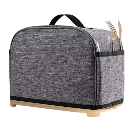 Toaster Cover - Toaster Cover für zwei Toaster, Toaster Appliance Cover | - und Fingerabdruckschutz für den Hold Jam -Spreizer Cutter & Toaster Tongs, schützt Toaster und organisiert Access von Generic