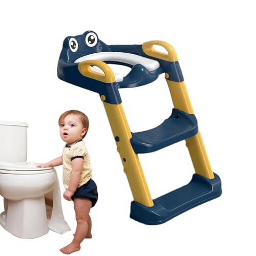 Töpfchenleiter Toilettentrainer Toilettensitz mit Stufen Töpfchentreppe Klappbare Toilettenleiter Töpfchensitz über der Toilette mit Griffen, Trittleiter Töpfchenleiter Toilettentrainer Toilettensitz mit Stufen Töpfchentreppe Klappbare Toilettenleiter Töpfchensitz über der Toilette mit Griffen, Trittleiter von Generic