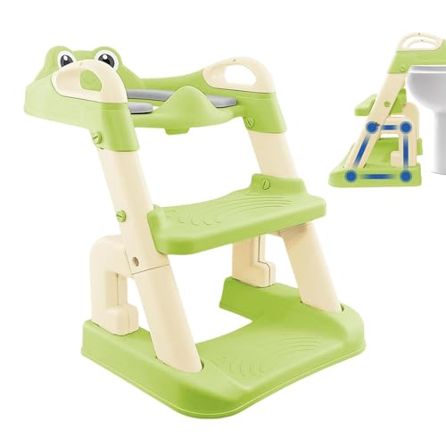 Töpfchenstuhl klappbar - Töpfchenleiter für Kleinkinder, Toilettensitz mit hohen Füßen | Faltbarer Töpfchenstuhl für Kleinkinder, verstellbare Leiter für Töpfchenstuhl klappbar - Töpfchenleiter für Kleinkinder, Toilettensitz mit hohen Füßen | Faltbarer Töpfchenstuhl für Kleinkinder, verstellbare Leiter für von Generic