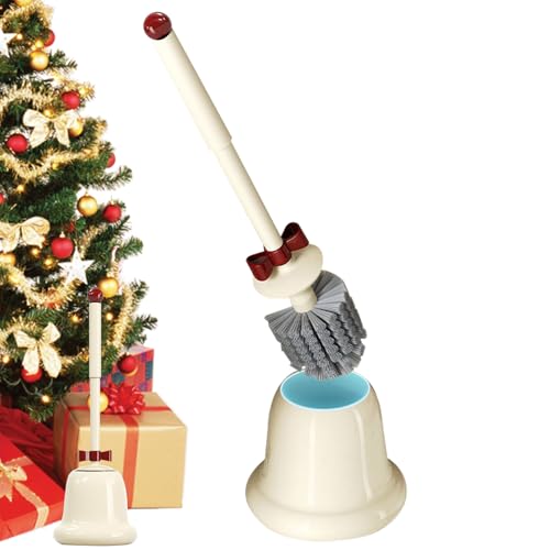 Toilettenbürste – WC-Bürste, Design Weihnachtsglocke mit langem Griff, Reinigungswerkzeug für Badezimmer, für Wohnung, Haus, Universität, Hotel Toilettenbürste – WC-Bürste, Design Weihnachtsglocke mit langem Griff, Reinigungswerkzeug für Badezimmer, für Wohnung, Haus, Universität, Hotel von Generic