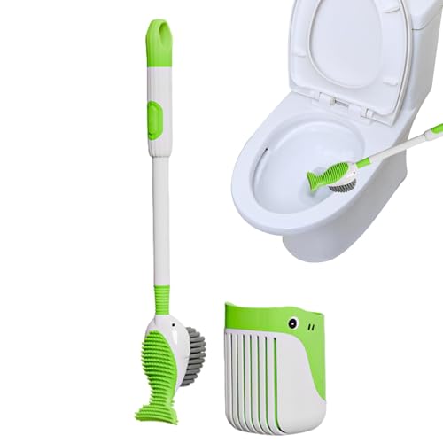 Toilettenbürsten- Und Halter-Set – Toilettenbürste Im Cartoon-Wal-Design, Toilettenbürste Mit Langem Griff | Nachfüllbarer Flüssigkeitsspender, Ideal Für Badezimmerspaß Und Func Toilettenbürsten- Und Halter-Set – Toilettenbürste Im Cartoon-Wal-Design, Toilettenbürste Mit Langem Griff | Nachfüllbarer Flüssigkeitsspender, Ideal Für Badezimmerspaß Und Func von Generic