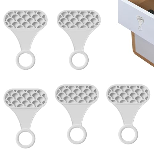 Toilettensitz-Griff-Heber, Klammer für WC-Sitz-Halterung, 5 Stück, WC-Deckelöffner, selbstklebender Toilettensitz-Heber, Griff für soll von Generic