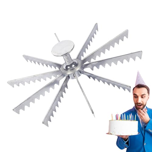 Tortenschneider – PIEZIONE PIE DIVIDER, 6 ~ 10 PORTI PIE CUTTER | Geschirrspüler für die Spülmaschine Cheescake Backen Koch Werkzeug, Schneiden der Tortenkruste, Backwerkzeuge, Al-Legierung von Generic