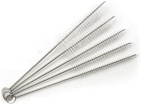 Tracheostomie Sterile Bürsten - 5 Stück Halsschlauchbürsten - Medizinischer Rohrreiniger Mit Edelstahlgriff Und Nylonborsten, 15mm Tracheostomie Sterile Bürsten - 5 Stück Halsschlauchbürsten - Medizinischer Rohrreiniger Mit Edelstahlgriff Und Nylonborsten, 15mm von Generic