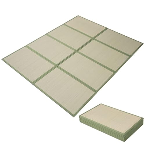 Traditionelle Japanische Tatami-Matte, Natürliches Binsengras (ungefärbt), Tragbare, Faltbare Matratze, Futon-Matratze Für Bett/Meditationsraum/Yoga/Zen-Raum/Japanisches Teezimmer von Generic