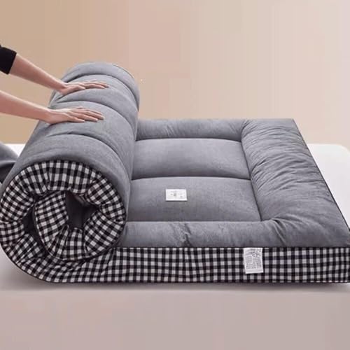 Tragbare, Faltbare traditionelle Matratze in Queen-Size, Campingmatte in voller Größe für Studentenwohnheime, Schlafmatte für Gäste, Liegestuhl, Sofa von Generic
