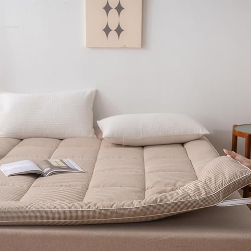 Tragbare Futon-Matratze für Einzel-/Doppel-/Kingsize-Betten, Campingunterlage, Isomatte für Zuhause, Schlafsaal, Camping von Generic