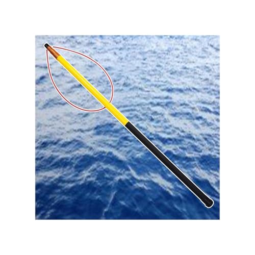 Tragbare Leichte Fiberglas-Poolstange, Verstellbare Pool-Rettungsstange 4,5 5,5 6,5 M Lang, Kommerzielle Rettungsstange Für Wasserrettungsboot/Schwimmclub/Yachten/Strand(Yellow,21ft) von Generic