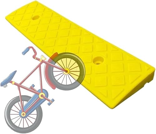 Tragbare Schwellenrampen 4" 5" 6" 7" 8" Rise, rutschfeste Bordsteinrampen Stufenrampe, Rollstuhlrampen Für Türen, Eingangsbereich, Stufen, Garage, Yellow, 50x27x10cm Tragbare Schwellenrampen 4" 5" 6" 7" 8" Rise, rutschfeste Bordsteinrampen Stufenrampe, Rollstuhlrampen Für Türen, Eingangsbereich, Stufen, Garage, Yellow, 50x27x10cm von Generic