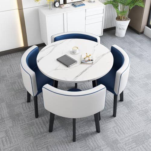 Tragbarer, zusammenklappbarer Hocker in Thekenhöhe für Erwachsene, kein Zusammenbau erforderlich, hoher Stuhl ohne Rückenlehne für Küche oder Büro, 24 Zoll faltbares Design (weiß, 60 cm/24 Zoll) von Generic