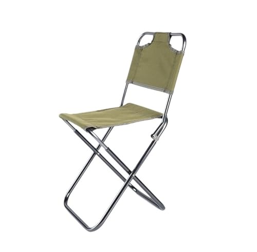 Tragbarer Campingstuhl mit Metallstütze für den Außenbereich, Freizeit, Angeln, Klappstuhl von Generic