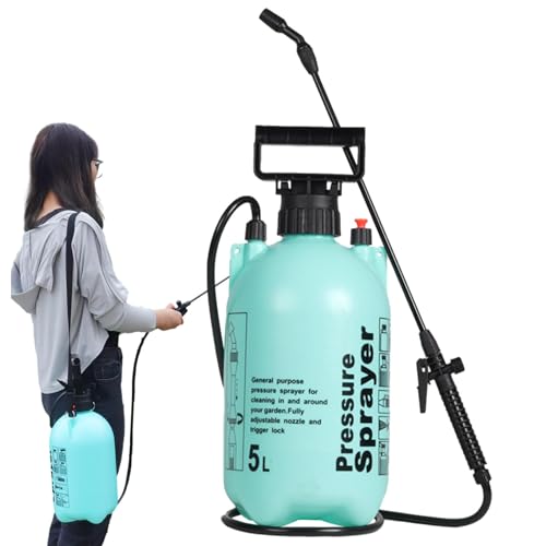 Tragbarer Gartensprüher, Wassersprühflasche für den Garten | tragbare Hand-Wassersprühflasche: ergonomisches Design für Gärten, Rasen, Gemüsegärten und Gärten von Generic