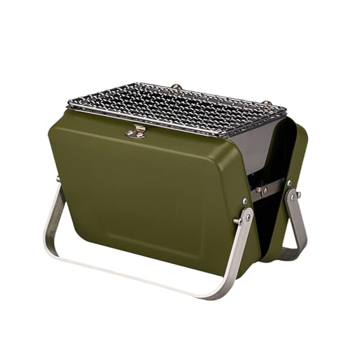 Tragbarer Holzkohlegrill, Holzkohlegrill, tragbarer Campingkocher | BBQ Grill Grillrost für den Außenbereich kompakt für Camping, Picknick, Gartenparty von Generic