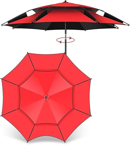 Tragbarer Sonnenschirm, 360 ° Drehbarer Außenschirm, Uv-Schutz, Regenschutz, Doppelschichtbelüftung, Geeignet Für Strand, Terrasse, Pool, Angeln, 2.2M Tragbarer Sonnenschirm, 360 ° Drehbarer Außenschirm, Uv-Schutz, Regenschutz, Doppelschichtbelüftung, Geeignet Für Strand, Terrasse, Pool, Angeln, 2.2M von Generic