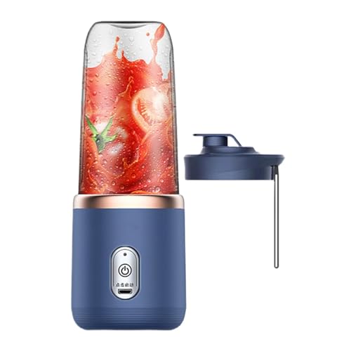 Tragbarer Standmixer in persönlicher Größe – 14 oz Reise-Obstmixer | Juice and Smoothiie Miini Standmixer Handheld Juicer Tasse mit 6 Klingen, Babies Food Mixing Machine für Home Kitchen Tragbarer Standmixer in persönlicher Größe – 14 oz Reise-Obstmixer | Juice and Smoothiie Miini Standmixer Handheld Juicer Tasse mit 6 Klingen, Babies Food Mixing Machine für Home Kitchen von Generic