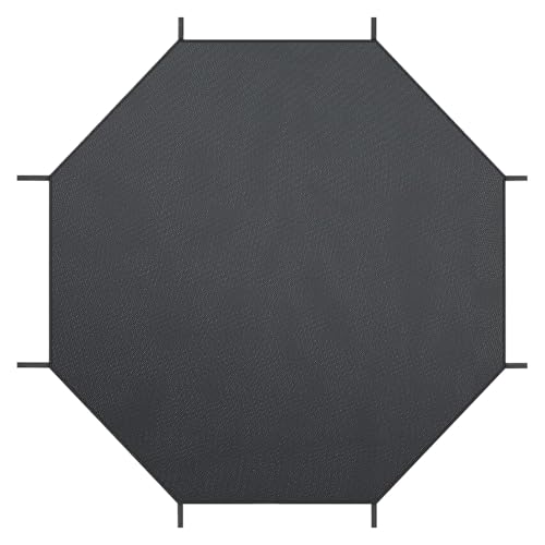 Trampolinzeltabdeckung | Sonnenschutz mit hoher Dichte, Netz aus Polyester und doppelt genähter Randbehandlung, Abdeckung für Trampolin | Ersatz der wasserdichten Teile von Generic