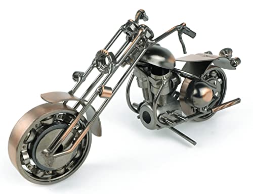 TRANSGOOD Motorrad-Modell, handgefertigt, Sammlerstück, kreative Geschenke für Heimdekoration, handgefertigtes Handwerk, Bronze TRANSGOOD Motorrad-Modell, handgefertigt, Sammlerstück, kreative Geschenke für Heimdekoration, handgefertigtes Handwerk, Bronze von TRANSGOOD