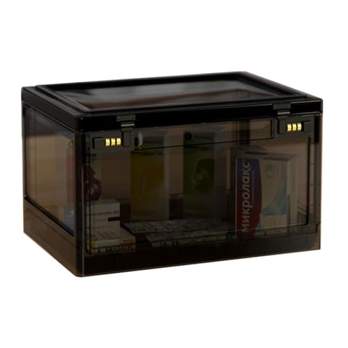 Transparente Aufbewahrungsbox Mit Schloss – Abschließbarer Aufbewahrungsbehälter, Aufbewahrungsbox Mit Passwortschloss | Kompakter Und Stapelbarer Safe Für von Generic