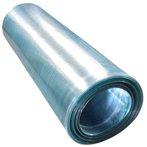 Transparente Polycarbonat-Dachplatte, 0,8 mm, Glasfaserplatte, Sonnenscheinplatte, Wetterfest Isolierung, Flammhemmend, für Gewächshaus Garage(0.5x16.0m(1.64x52.5ft)) von Generic