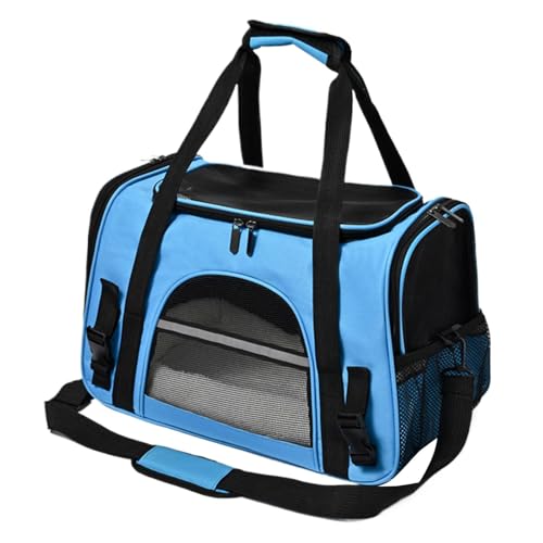 Transportbox für kleine Hunde, Transporttasche für kleine Hunde, atmungsaktive Katzentransportbox, Reisetasche für Katzen, tragbare Schultertasche für Katzen d von Generic
