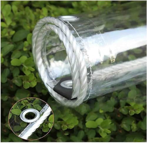Trasparet Tarpauli, wasserdichte Klare Planen, Heavy Duty Mit Ösen, Home Garde Outdoor PVC Kunststoff Tarp Sheet Abdeckung, Groudsheet Widproof Campig, Clear,transparent, 1.5X4M Trasparet Tarpauli, wasserdichte Klare Planen, Heavy Duty Mit Ösen, Home Garde Outdoor PVC Kunststoff Tarp Sheet Abdeckung, Groudsheet Widproof Campig, Clear,transparent, 1.5X4M von Generic