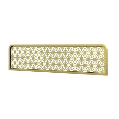 Trennwände Aus Eisen for Essbereiche, Schreibtischteiler, Arbeitsplattenschirm, Trennwand for Restaurantarbeitsplatten for Esszimmerbars(Gold,80x30cm/31.49x11.8in) von Generic
